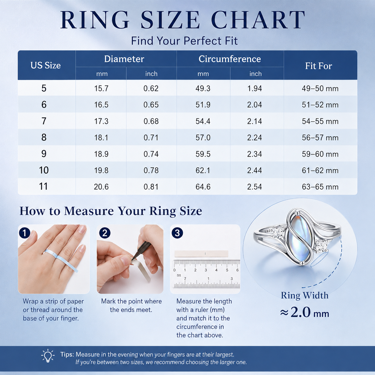 💍925 Sterling Silver Rainbow Moonstone Ring