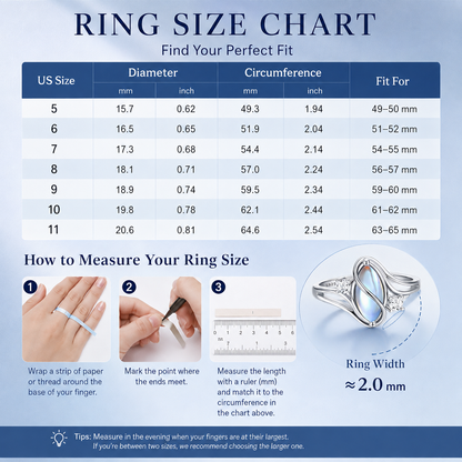 💍925 Sterling Silver Rainbow Moonstone Ring