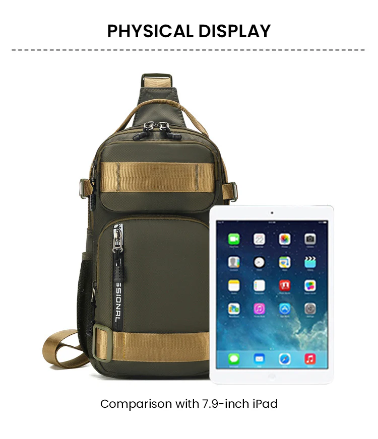 📢📢50% OFF !! ⏰ 2026 Adjustable Oxford Cloth Casual Chest Bag – Stylish & Durable ✨