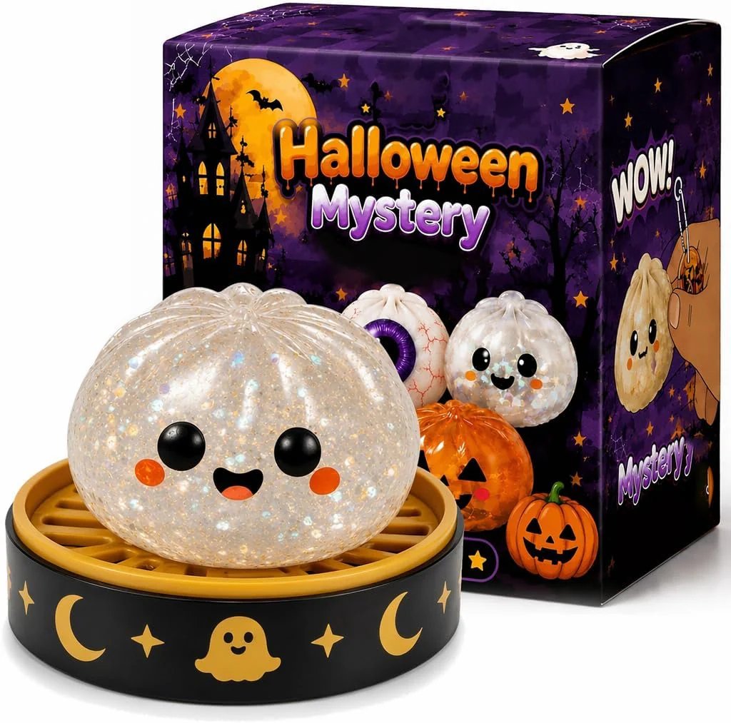 ⚡Hot Sales 50% OFF🔥Cute Halloween Scary Ghost Maruko Squeeze Toy Set