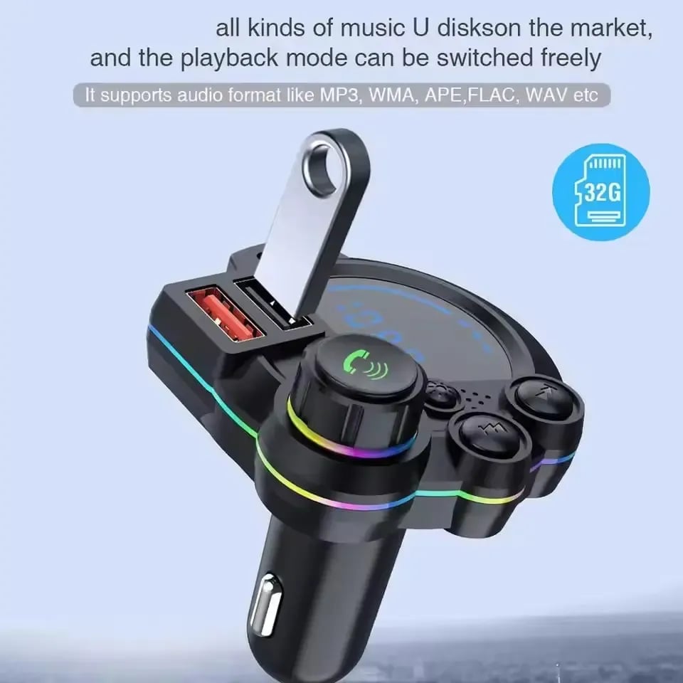 Father’s Day Gift🌹PD 30W Type-C Car Charger & Bluetooth 5.3 FM Transmitter