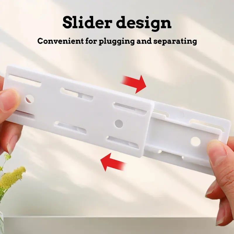 10 Counts Adhesive Punch-Free Socket Holder