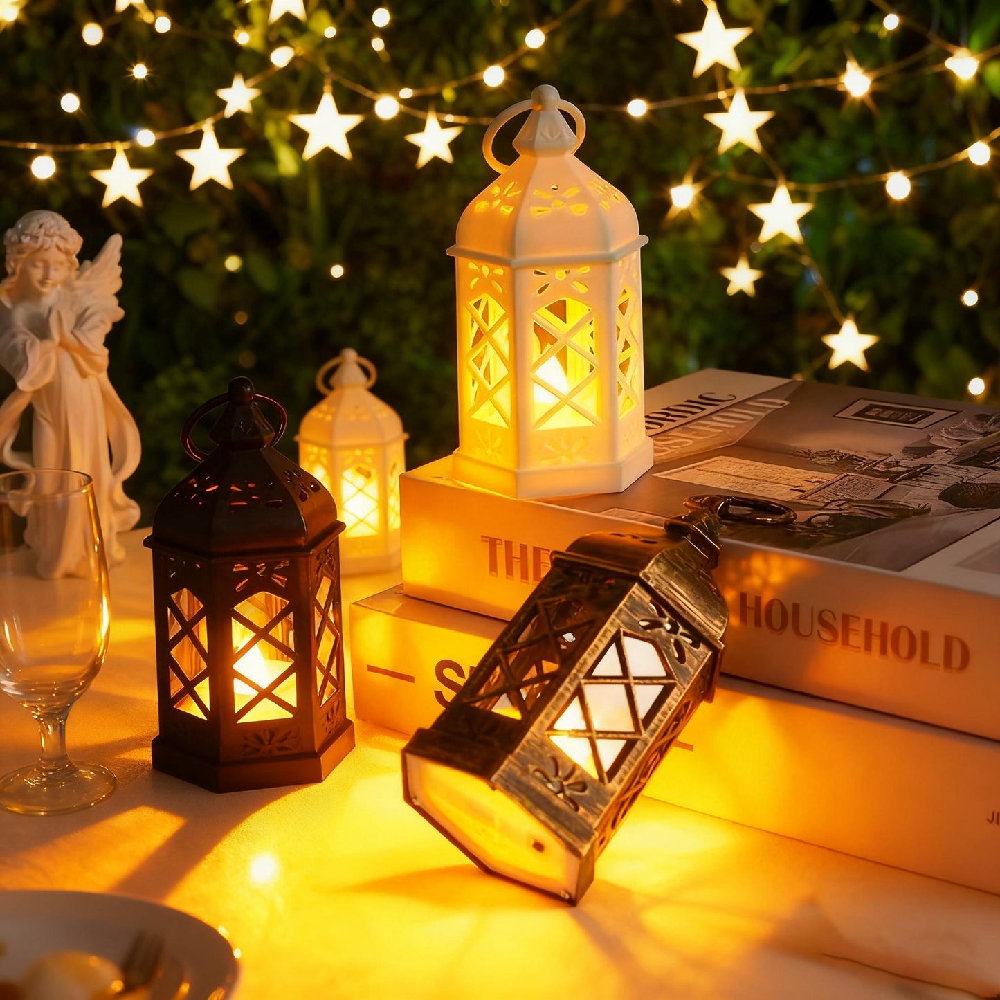 🔥Antique Style LED Chandeliers with Warm Ambient Lighting