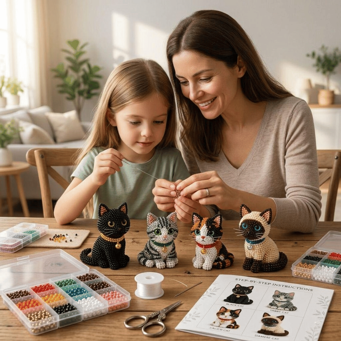 🔥3D Beaded Animal Craft Kit