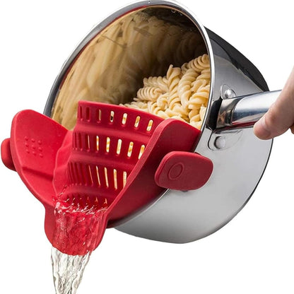 ⏰VIP Shipping Today Only⏰Silicone Pasta Strainer Clip-On for Pots and Pans