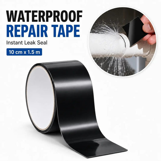 💧 Waterproof Repair  – Self-Adhesive PVC Leak Sealing Tape for Pipes, Hoses, Buckets & Outdoor Repairs