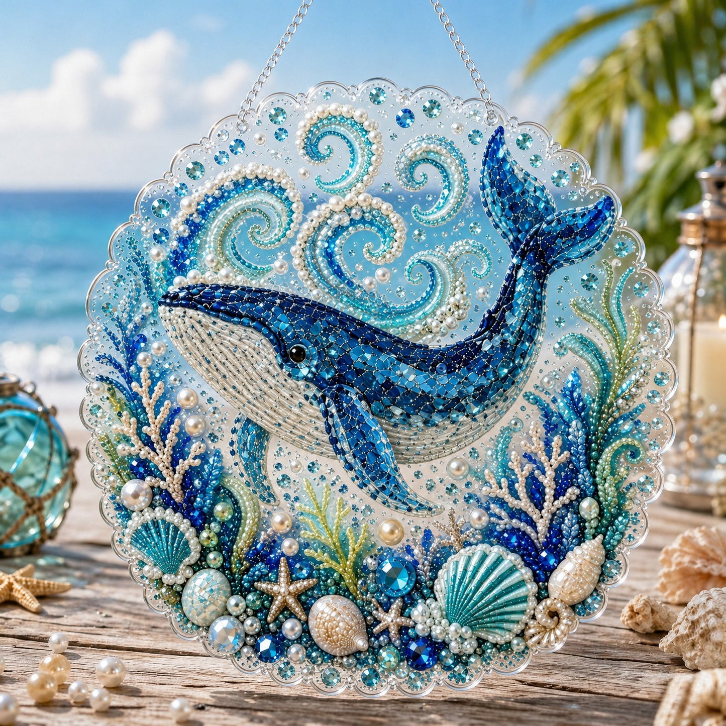 🌊Ocean Pearl Art DIY Hanging Ornament Kit