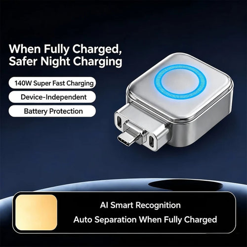 🥳 2026 HOT SALE 💞 50K+ SOLD! ⚡ Auto Power-Off Fast Charging Adapter