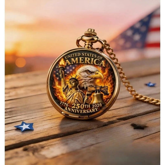 ⏳ ONLY 72 HOURS LEFT: USA 250THO POCKET WATCH — $25.99 ⏳