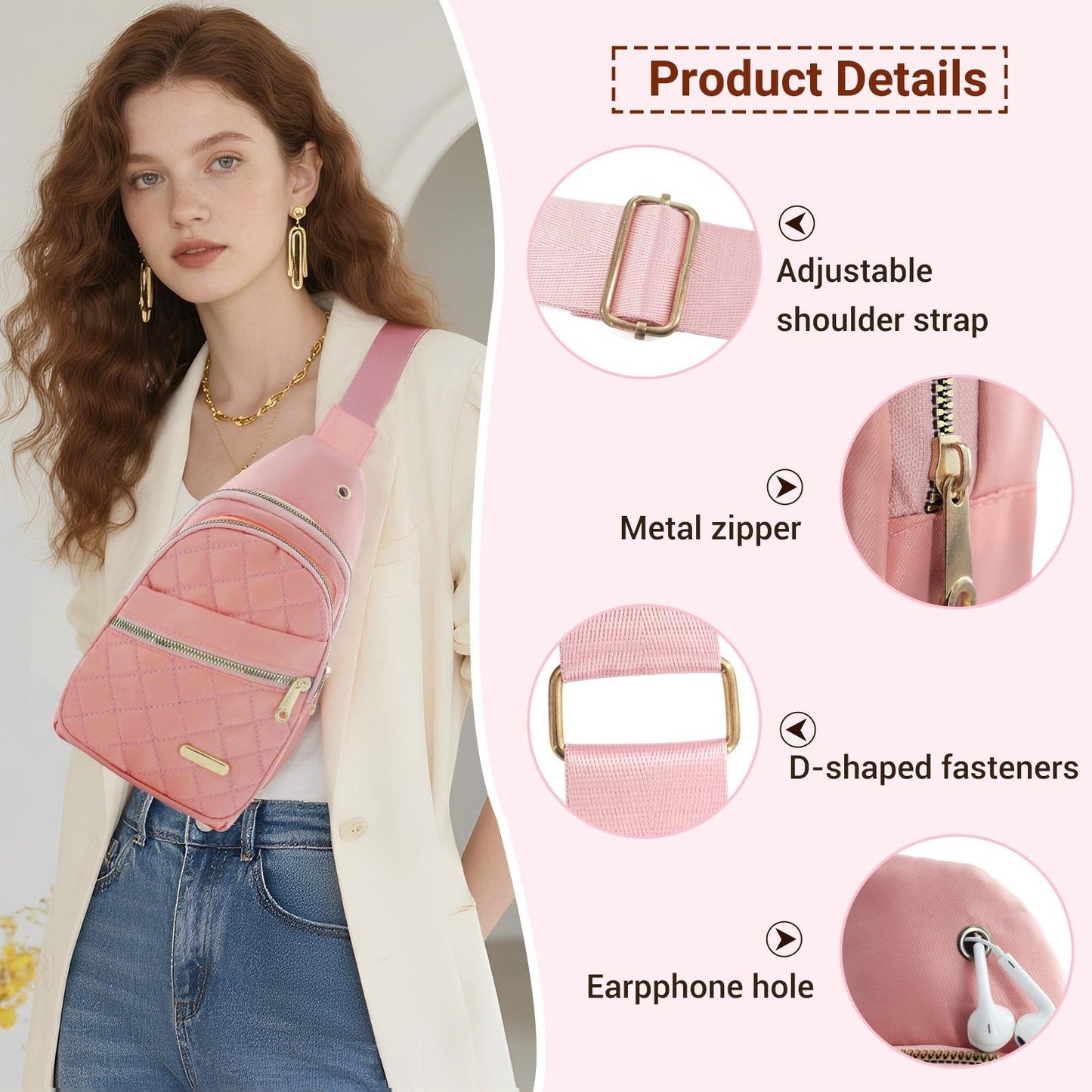Hot Sale🎀✨ 2026 Quilted Fanny Pack for Women