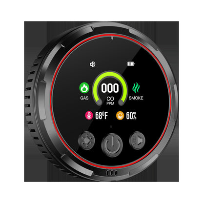 ✨Big Discount Up to 49%🔥 5-in-1 Portable Detector, High-Definition Display Temperature Humidity Monitor with Accurate Alert for Kitchen, Garage, RV and Home Use