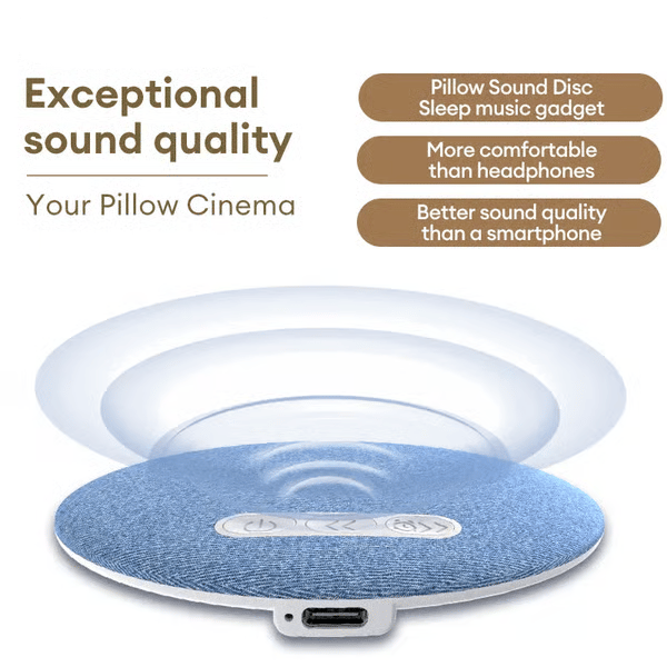 🔥49% OFF🔥 - S1 Ultra-Thin Bluetooth Pillow Speaker with Bluetooth 6.0 - Bone Conduction Technology