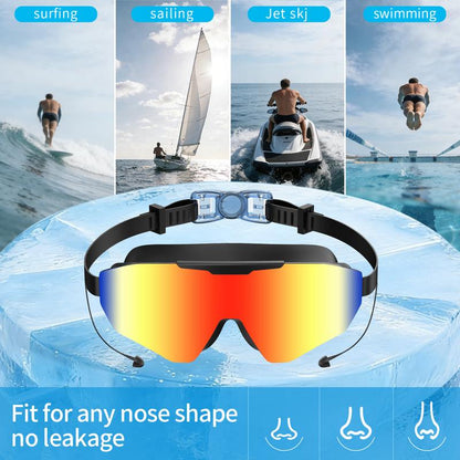 🔥SELLING FAST! ⚡Swim Goggles with Earplugs for Adult Kid 4-12 Men Women