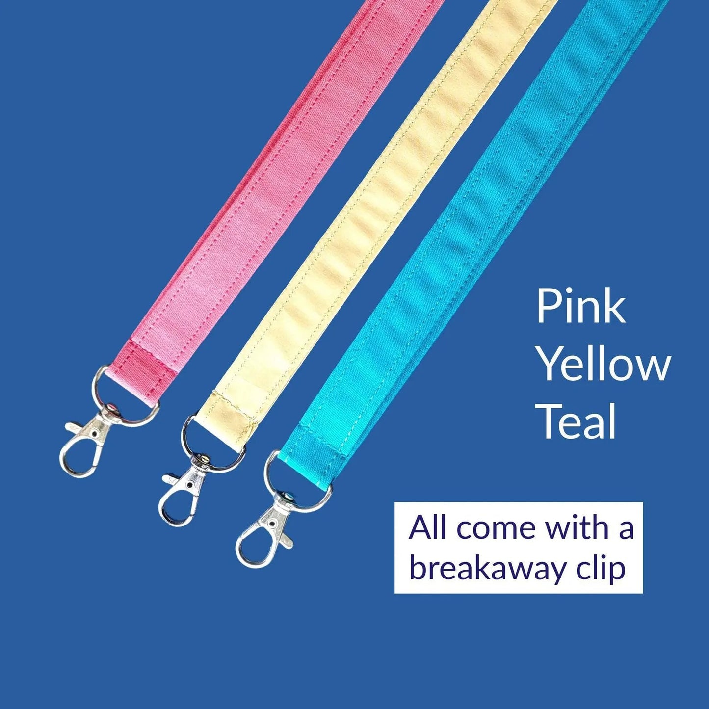👩‍🏫NEW UPGRADED Plain Fabric Pen Lanyards