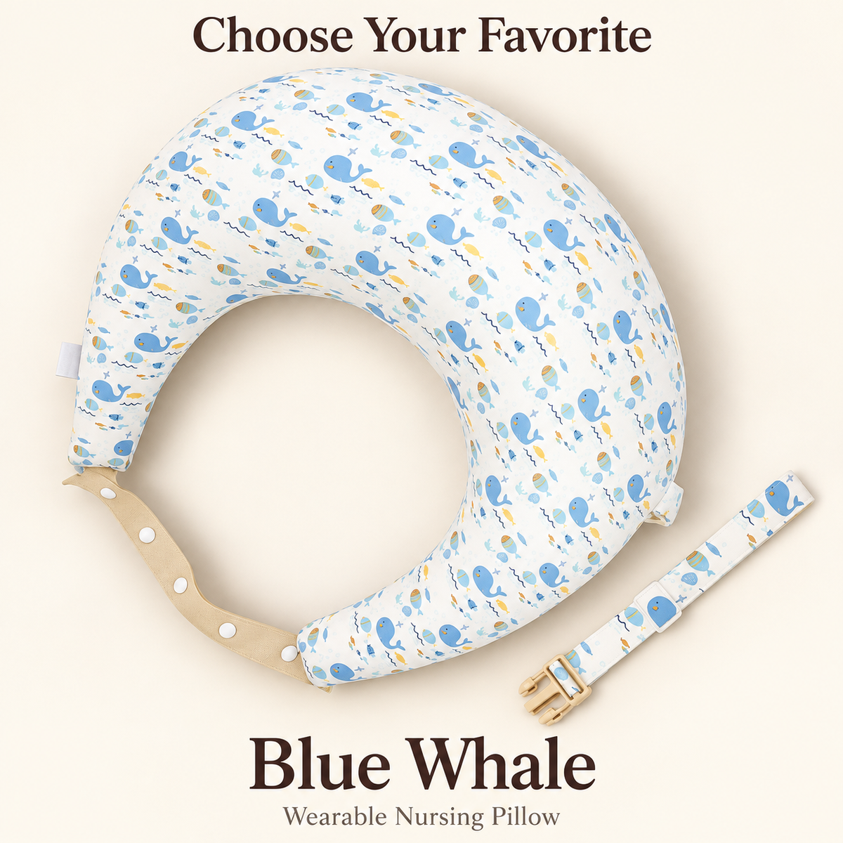 Multi-Function Baby Support Pillow – Newborn Nursing & Feeding Pillow