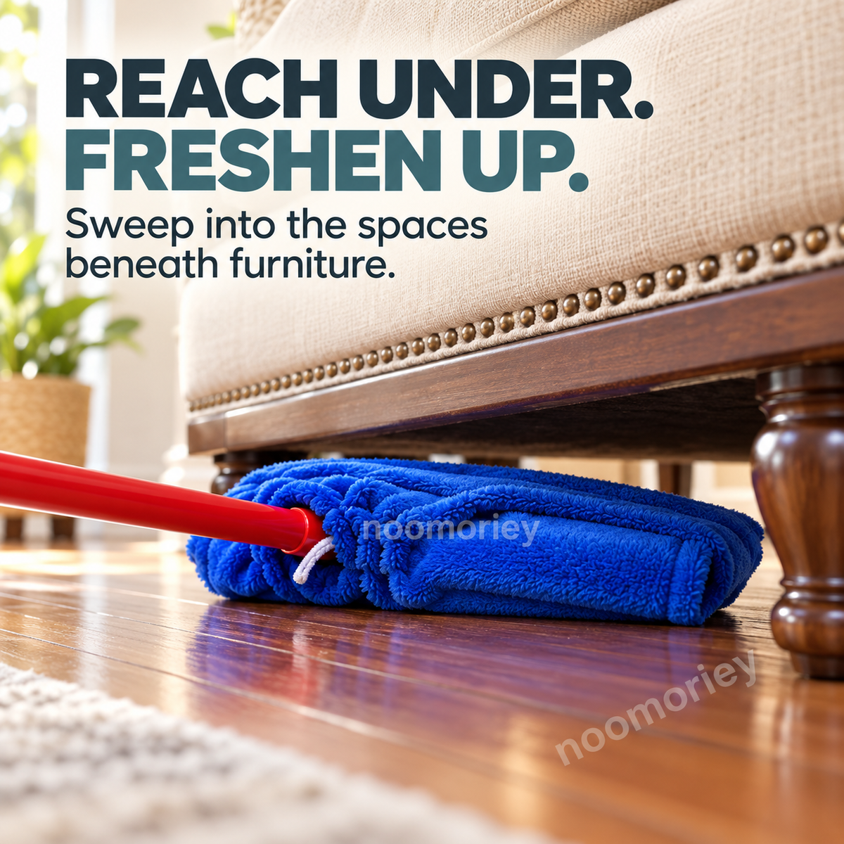 Reusable Microfiber Mop Head Cover, Dust & Spill Cleaning Pad