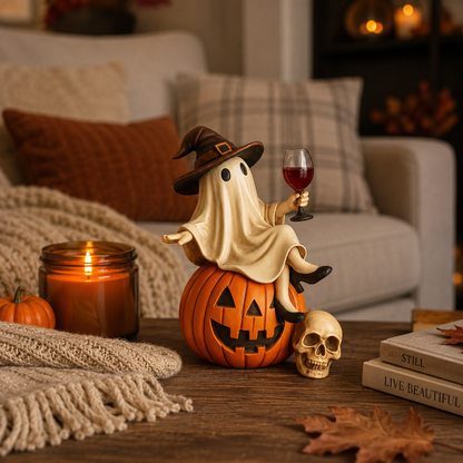 👻🍷Ghost Wine Night Halloween Decor（副本）