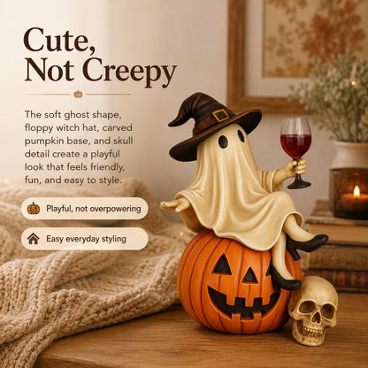 👻🍷Ghost Wine Night Halloween Decor（副本）