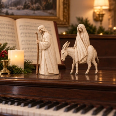 Journey to Bethlehem Nativity Figurine Set
