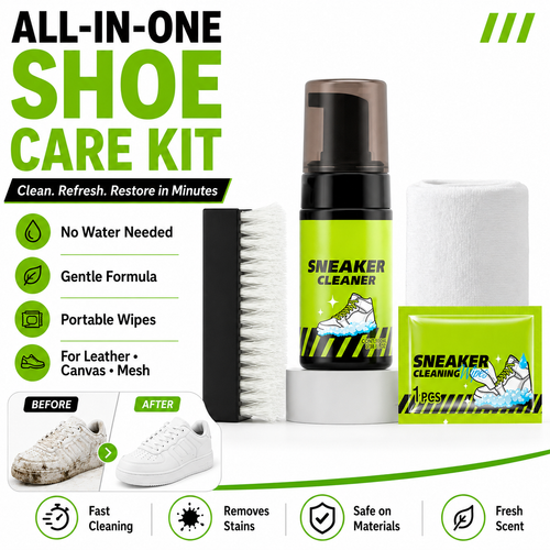 🏀 Shoe Care Kit – 4-in-1 Complete Cleaner Set 🧼