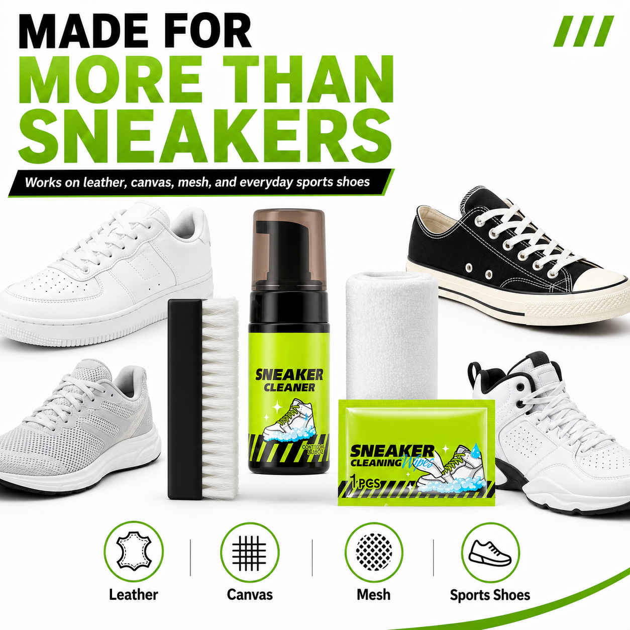 🏀 Shoe Care Kit – 4-in-1 Complete Cleaner Set 🧼