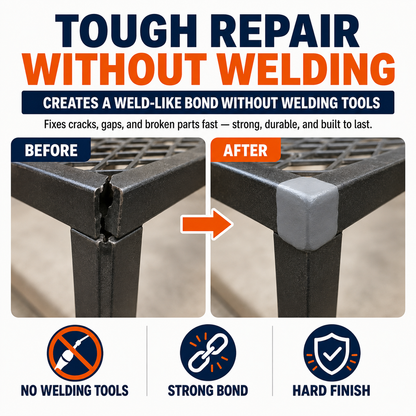 Steel Reinforced Epoxy Repair Putty for Metal Wood Concrete and PVC🛒
