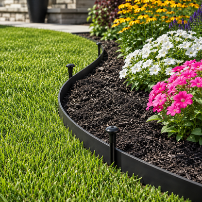 No-Dig Flexible Landscape Edging Kit