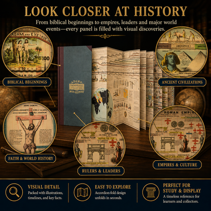 🌍 6,000 Years of Biblical & World History in One 23-Foot Timeline📜