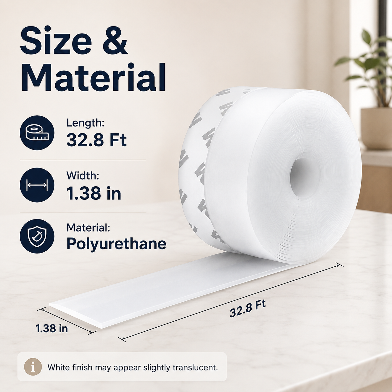 🚪 Adhesive Weather Stripping Tape , Draft Stopper for Doors & Windows, Shower Sealing