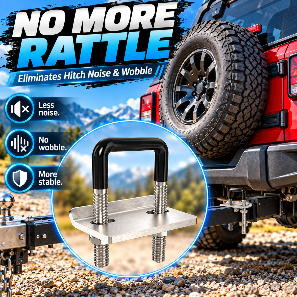 Ultimate Trailer Hitch Tightener & Anti-Rattle Stabilizer 🛡️