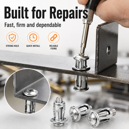 🔩30/90PCS Rivet Nut Fastener Set — Strong Hold, Easy Install