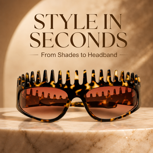 2-in-1 Sunglasses Headband | Bold Hair Accessory