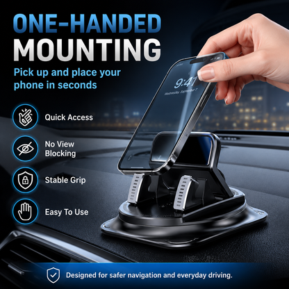 🚗 Car phone holder 360 degree rotation