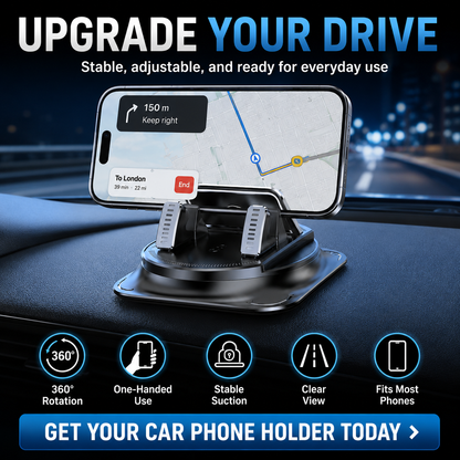 🚗 Car phone holder 360 degree rotation