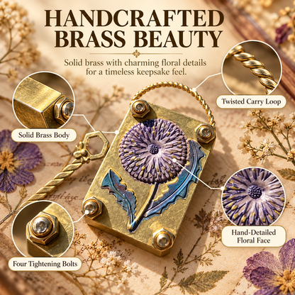 🌼 Mini Flower Press Keepsake for Tiny Blooms & Petals