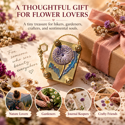 🌼 Mini Flower Press Keepsake for Tiny Blooms & Petals