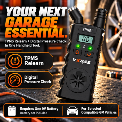 🔧2-in-1 TPMS Relearn Tool with Digital Tire Pressure Check
