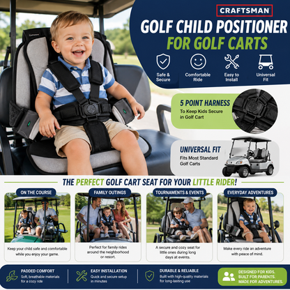 👶⛳ SafeRide™ Golf Cart Child Harness 🚗💨