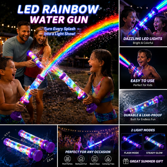 Turn Every Backyard Into a Rainbow Light Show💦