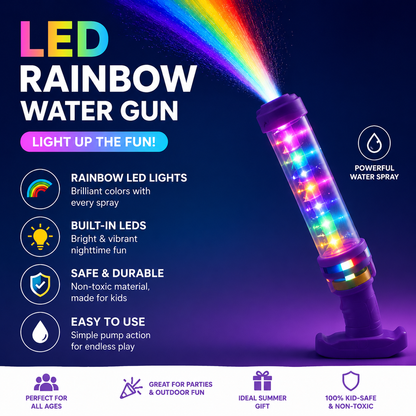 Turn Every Backyard Into a Rainbow Light Show💦