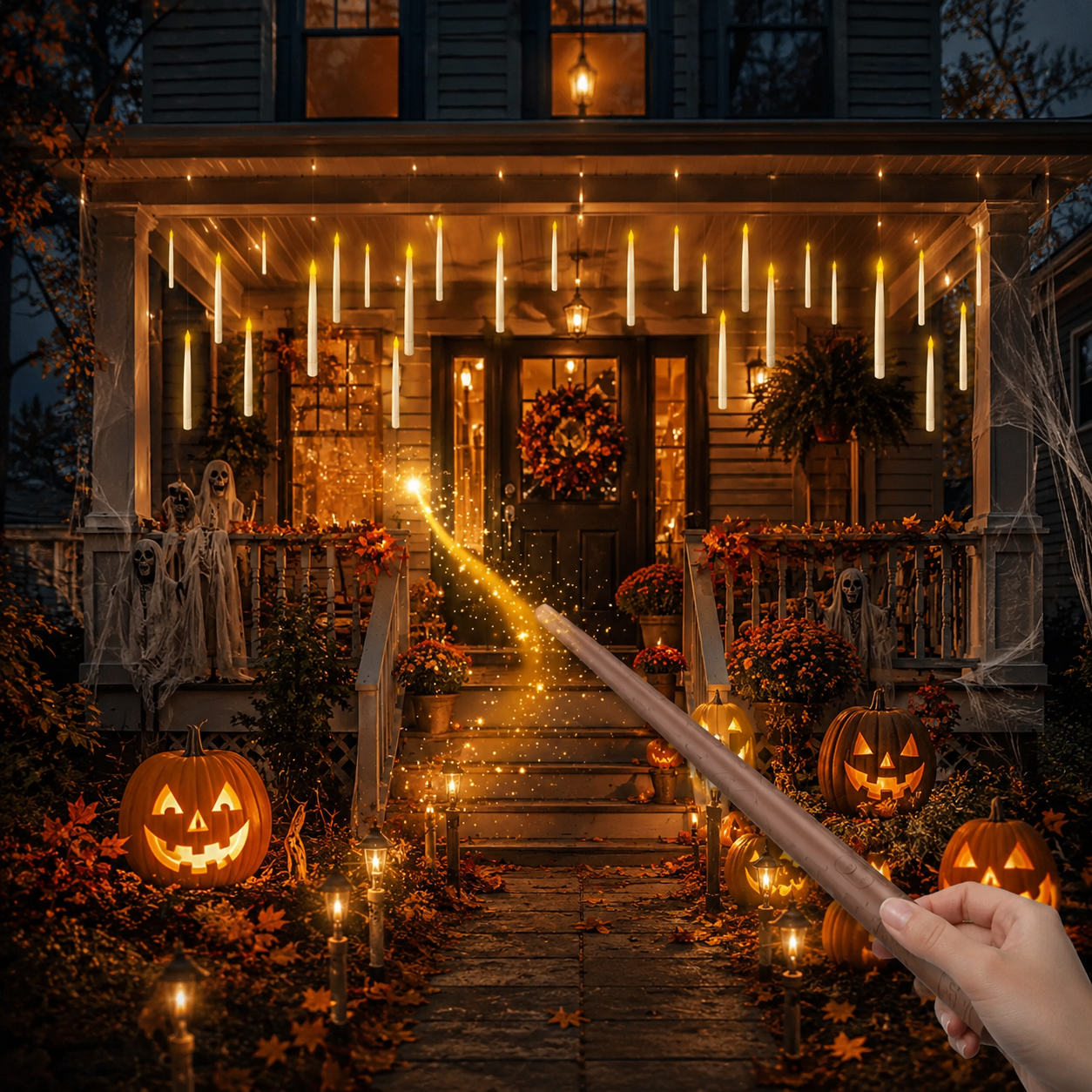 🪄50% OFF TODAY🕯️ Magic Wand Flameless Candles🎄Wave the Wand. Light the Magic.