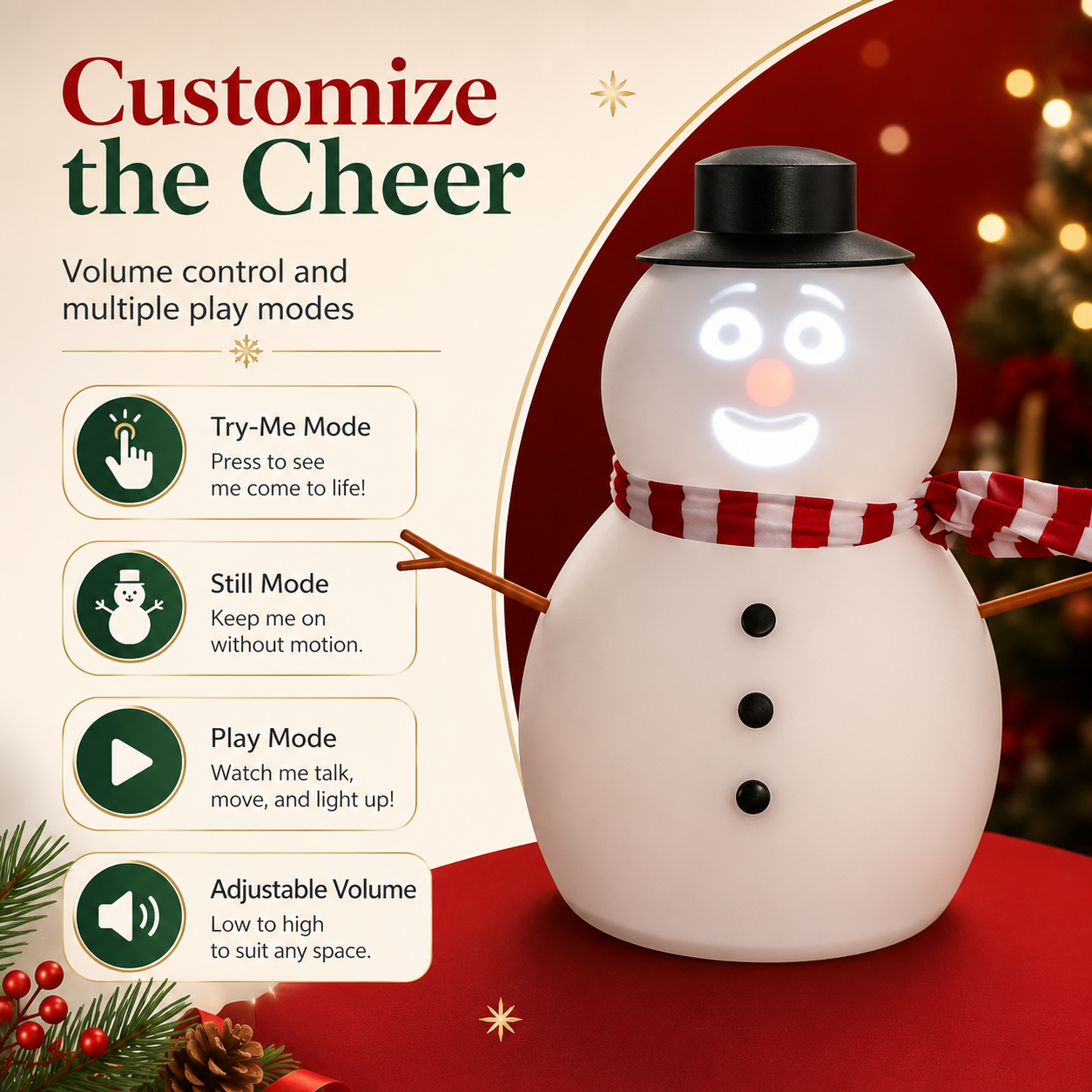 SanTek Talking Animated Santa Claus