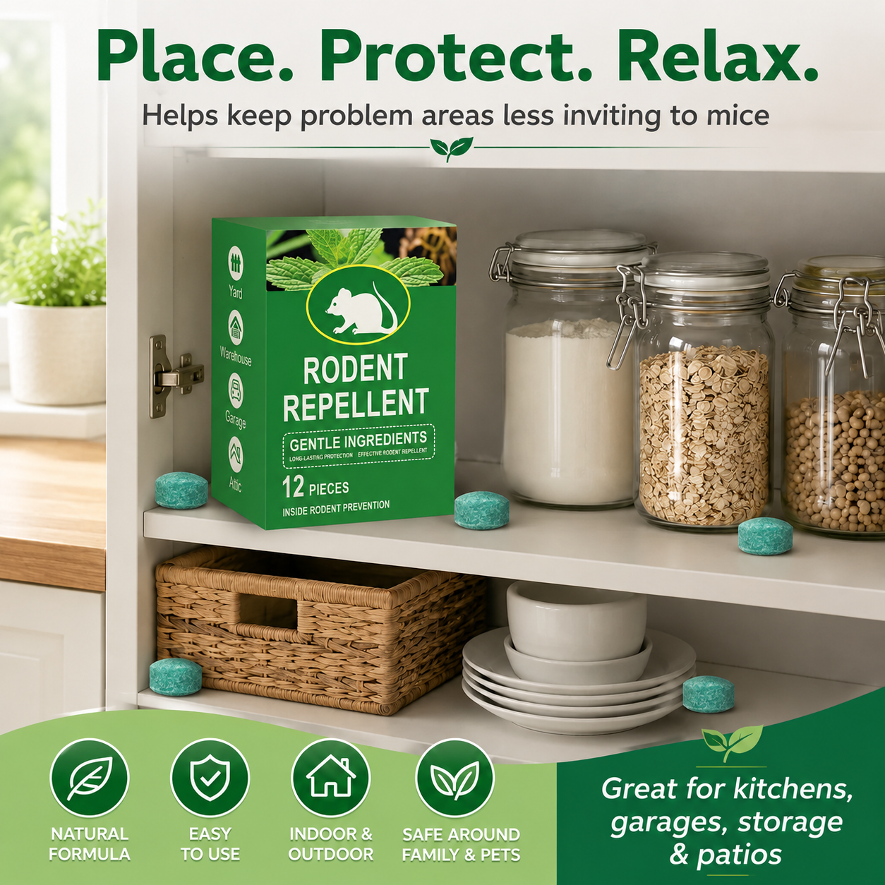 🔥50% OFF Today!🔥Popular & Trusted Peppermint Oil Repellent!Fast-acting🔥