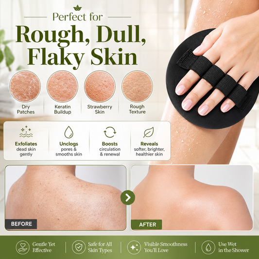 🧤 Exfoliating Gloves – Instantly Remove Dead Skin