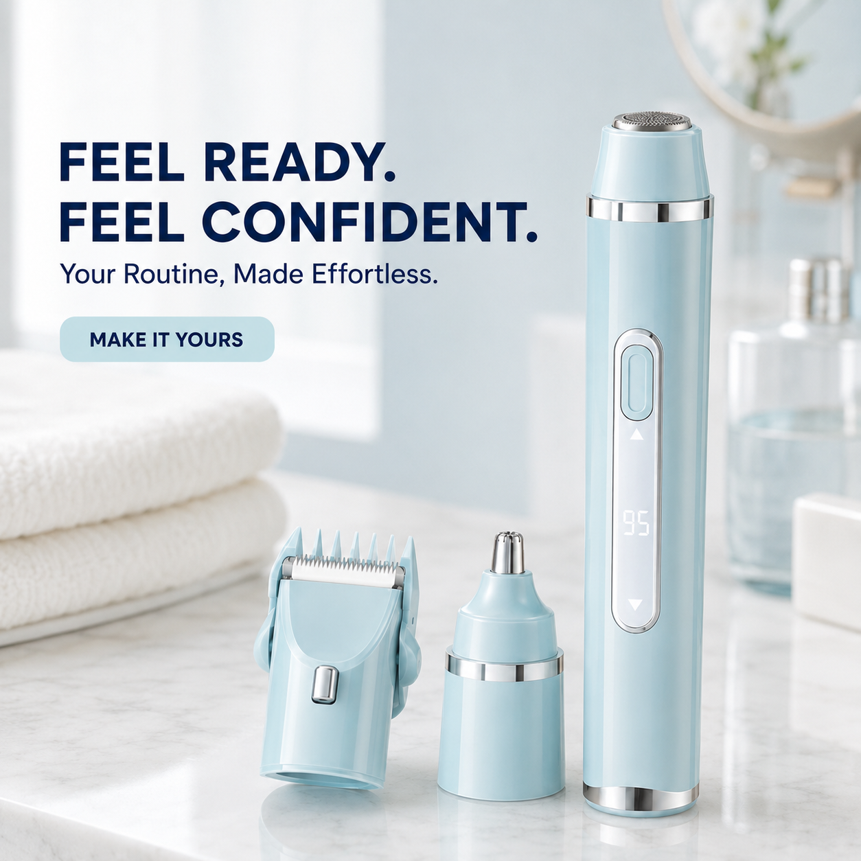 ✨ 3-in-1 Women’s Electric Grooming Trimmer – Trim, Shave & Detail with Ease