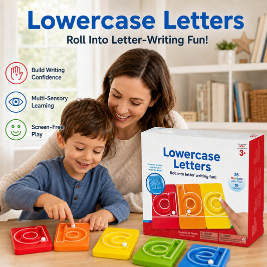 🔤Lowercase Letters🌀Roll Into Letter-Writing Fun!🎁Activity Guide Include FREE Letter Formation Poem