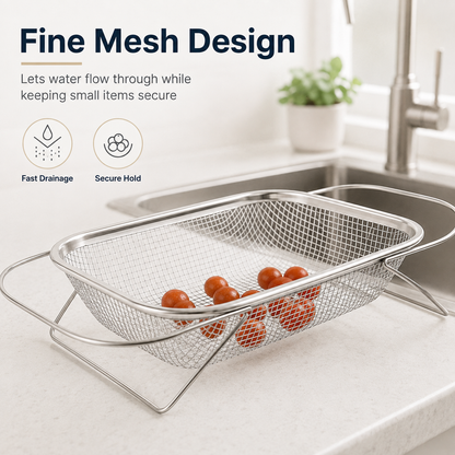 💦 Expandable Over-the-Sink Strainer Basket