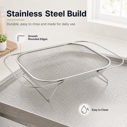 💦 Expandable Over-the-Sink Strainer Basket