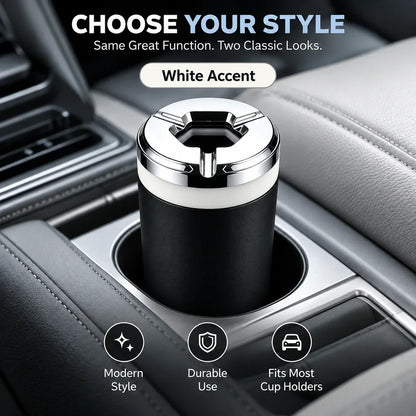 Rotating Sealed Car Ashtray for Vehicle Cup Holders