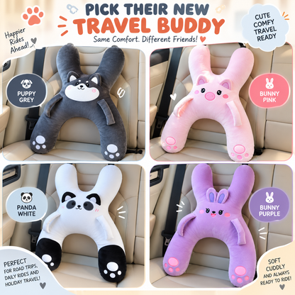 🧸 Kids Car Sleep Buddy – Full-Body Travel Pillow for Cozy Road-Trip Naps